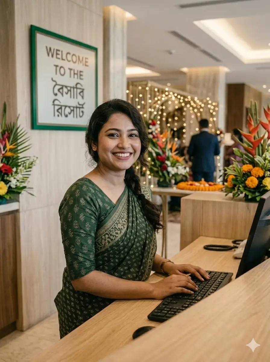 Welcome to Boisabi Resort Front Desk Representative